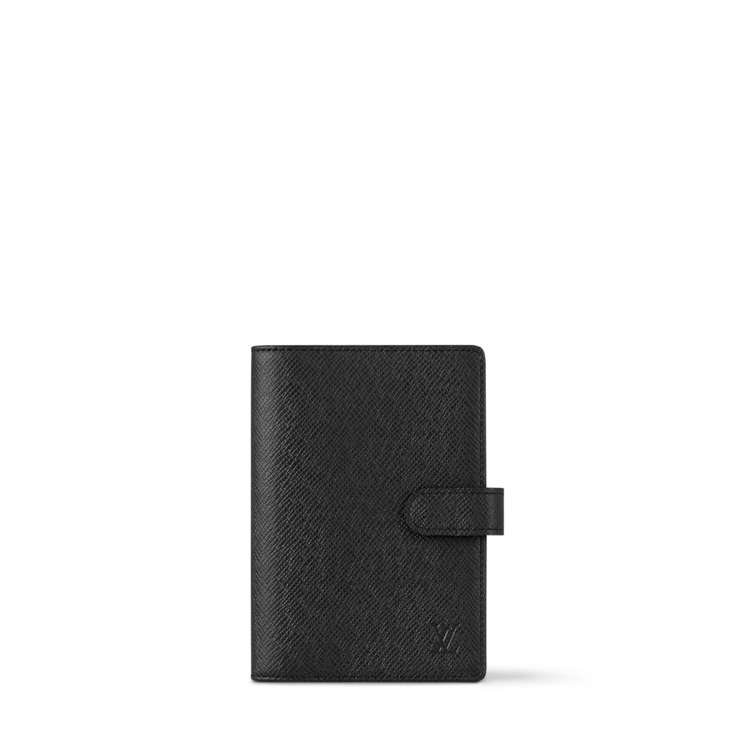Small Ring Agenda Cover Taiga Leather - Trunks, Travel and Home
